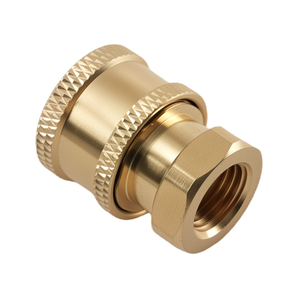 1/4 Quick Connect Adapter to Female NPT Brass for Pressure Washer Pump 2PCS