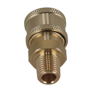 2Pcs 1/4 Quick Connect Male NPT Thread High Pressure Washer Adapter Fitting