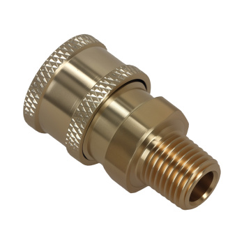 2Pcs 1/4 Quick Connect Male NPT Thread High Pressure Washer Adapter Fitting