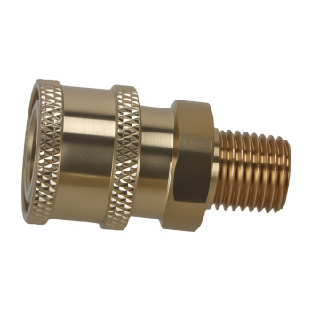 2Pcs 1/4 Quick Connect Male NPT Thread High Pressure Washer Adapter Fitting