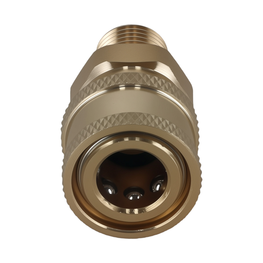 2Pcs 1/4 Quick Connect Male NPT Thread High Pressure Washer Adapter Fitting