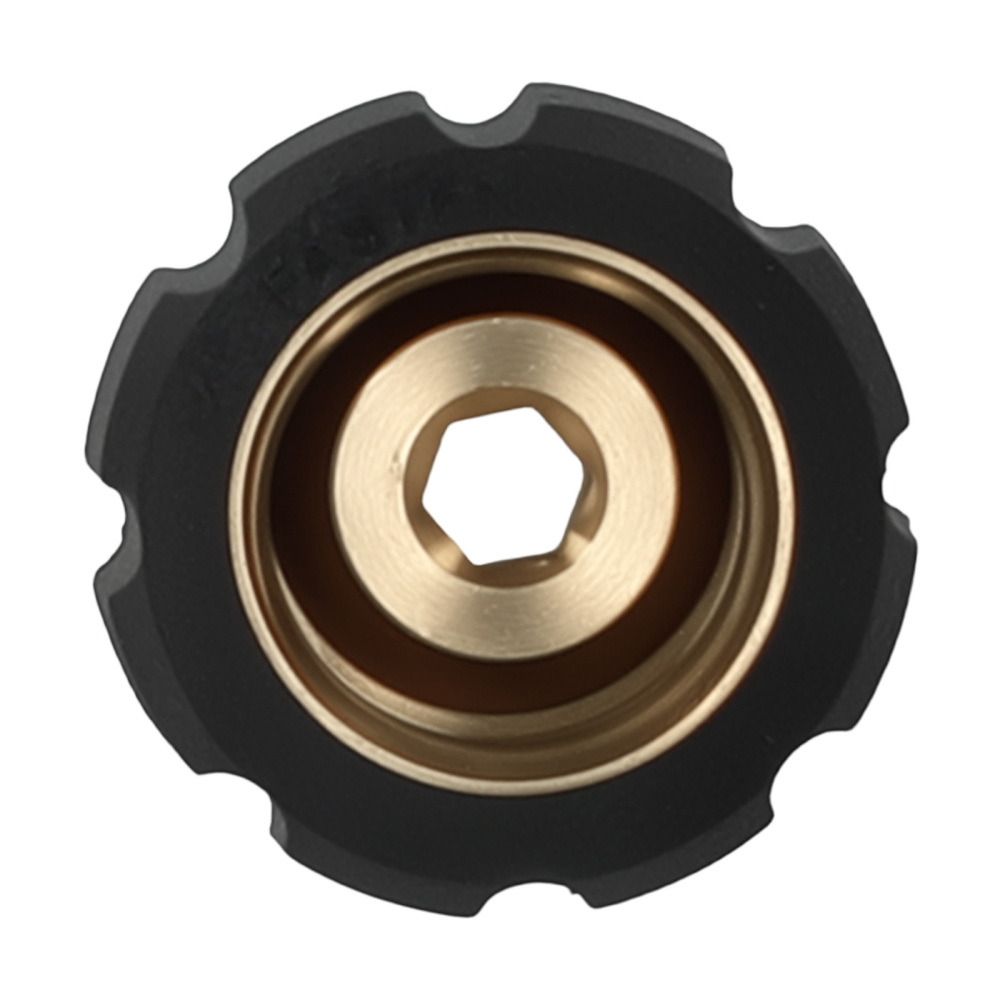 2PCS Pressure Washer Adapter M22 14mm to M22 15mm Brass Coupler Fitting 5000PSI