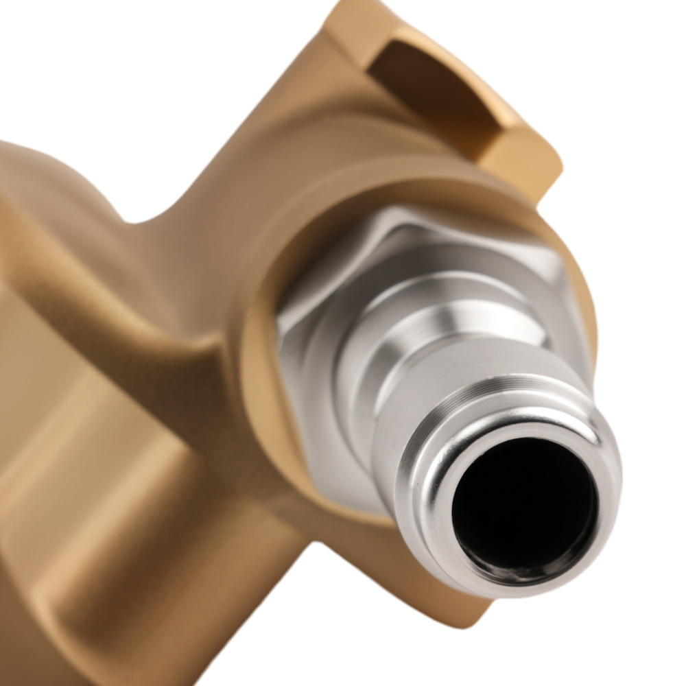 1/4 Pressure Washer Adapter Pivoting Coupler 240° Rotation Brass Stainless