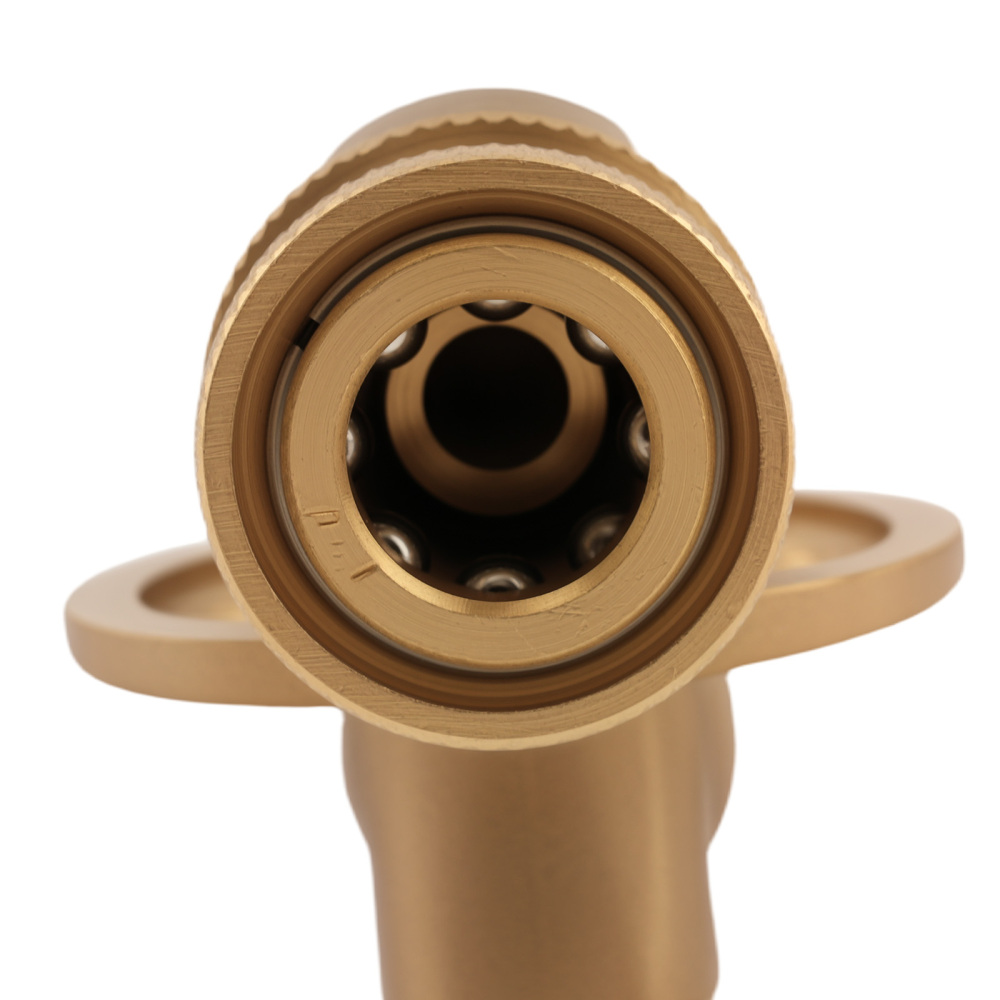 1/4 Pressure Washer Adapter Pivoting Coupler 240° Rotation Brass Stainless
