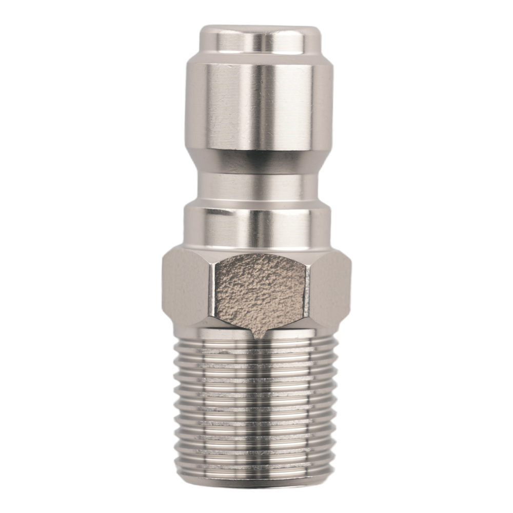 3/8 NPT Pressure Washer Coupler Quick Connect Adapter Steel Fitting 4 Pcs