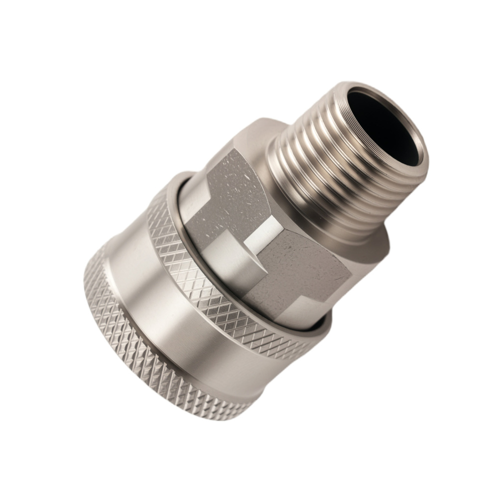 3/8 NPT Pressure Washer Coupler Quick Connect Adapter Steel Fitting 4 Pcs