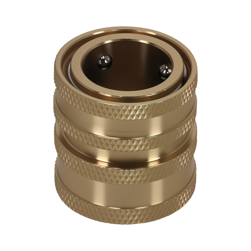 3/4 Brass Adapter Coupler for Pressure Washer Quick Connect Garden Hose 4Pcs