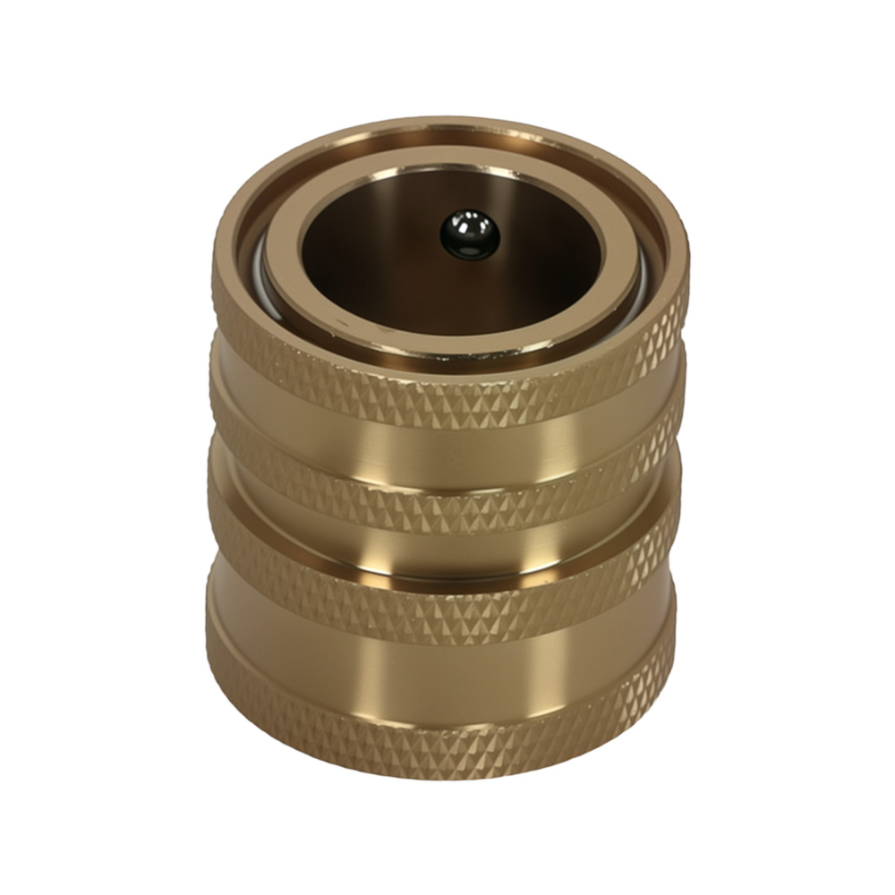 3/4 Brass Adapter Coupler for Pressure Washer Quick Connect Garden Hose 4Pcs