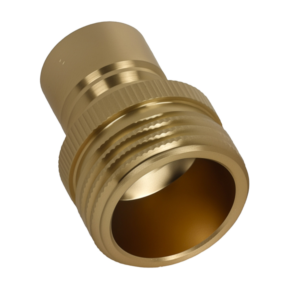 3/4 Brass Adapter Coupler for Pressure Washer Quick Connect Garden Hose 4Pcs