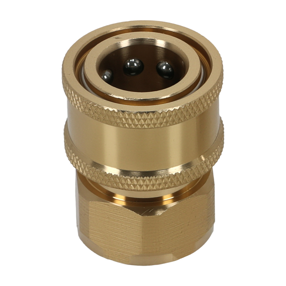 High Pressure Washer Adapter M22-15 Swivel to 3/8 QCBrass Connection Kit 4pc