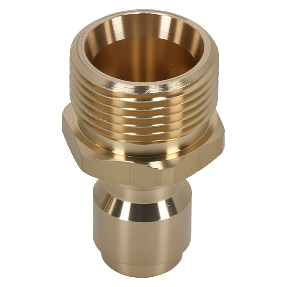 High Pressure Washer Adapter M22-15 Swivel to 3/8 QCBrass Connection Kit 4pc