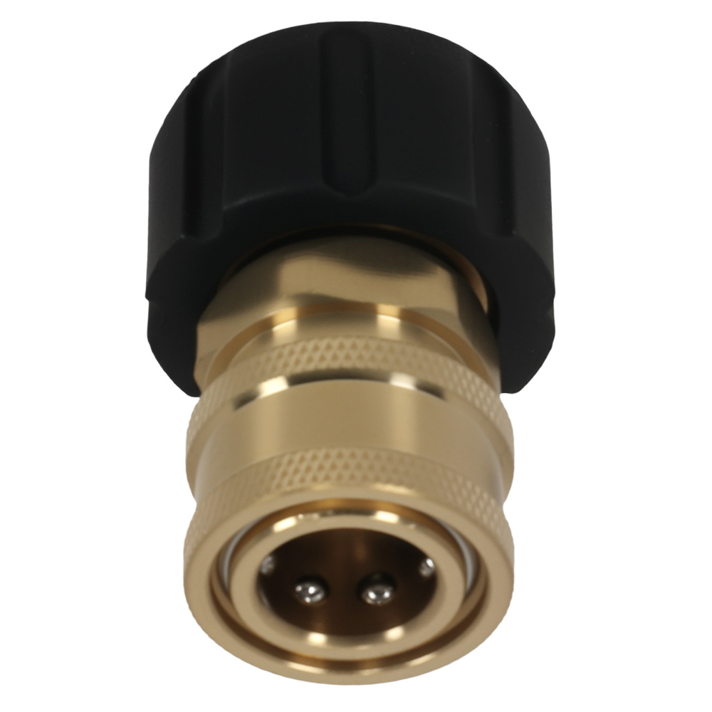 3/8 Quick Connect M22 14mm Pressure Washer Adapter Brass Fitting 5000PSI