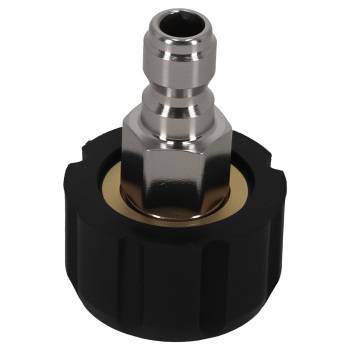 2x Brass Quick Connect M22 to 1/4 Pressure Washer Adapter 5000 PSI