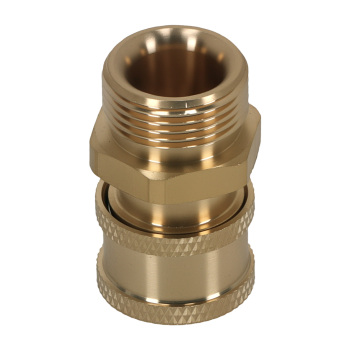 2x Brass Quick Connect M22 to 1/4 Pressure Washer Adapter 5000 PSI