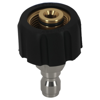 2x Brass Quick Connect M22 to 1/4 Pressure Washer Adapter 5000 PSI
