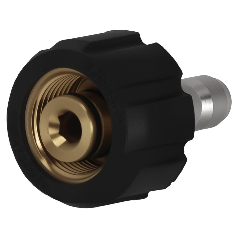 2x Brass Quick Connect M22 to 1/4 Pressure Washer Adapter 5000 PSI