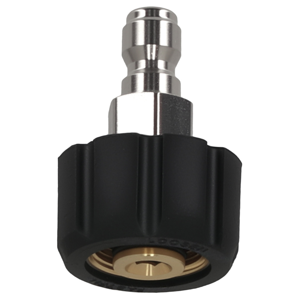 2x Brass Quick Connect M22 to 1/4 Pressure Washer Adapter 5000 PSI