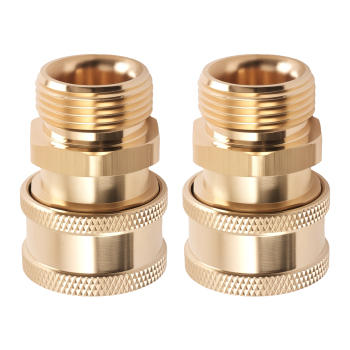 3/8 Quick Connect Brass Coupler M22 for Pressure Washer Accessories 5000PSI