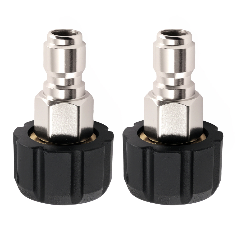 3/8 Quick Connect Brass Coupler M22 for Pressure Washer Accessories 5000PSI