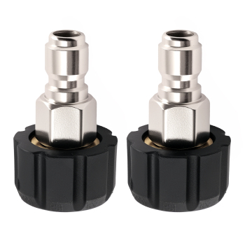 3/8 Quick Connect Brass Coupler M22 for Pressure Washer Accessories 5000PSI