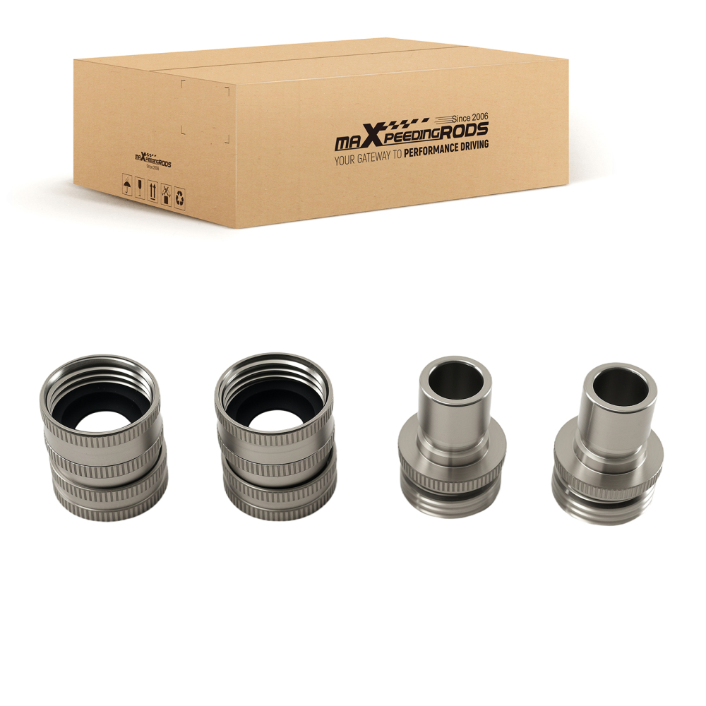 3/4 Quick Connect Adapter Garden Hose for Pressure Washer Pump Stainless 4Pcs