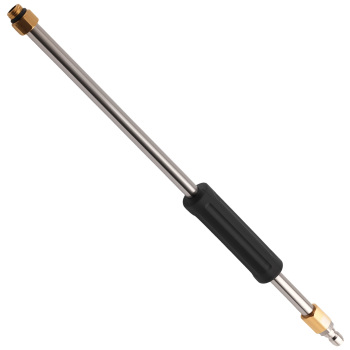 6pcs 15in Pressure Washer Extension Wand Stainless Steel w/ 7 Spray Nozzles