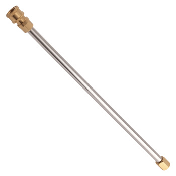 6pcs 15in Pressure Washer Extension Wand Stainless Steel w/ 7 Spray Nozzles