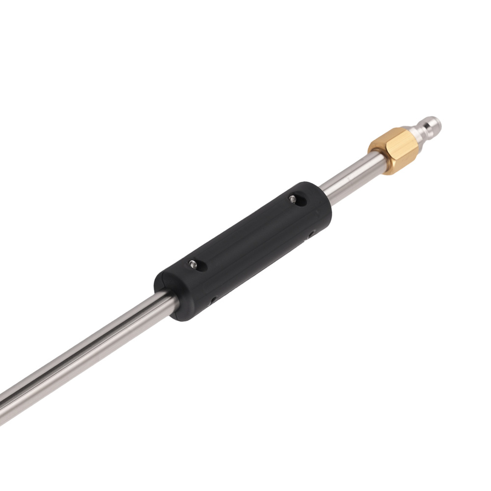 6pcs 15in Pressure Washer Extension Wand Stainless Steel w/ 7 Spray Nozzles