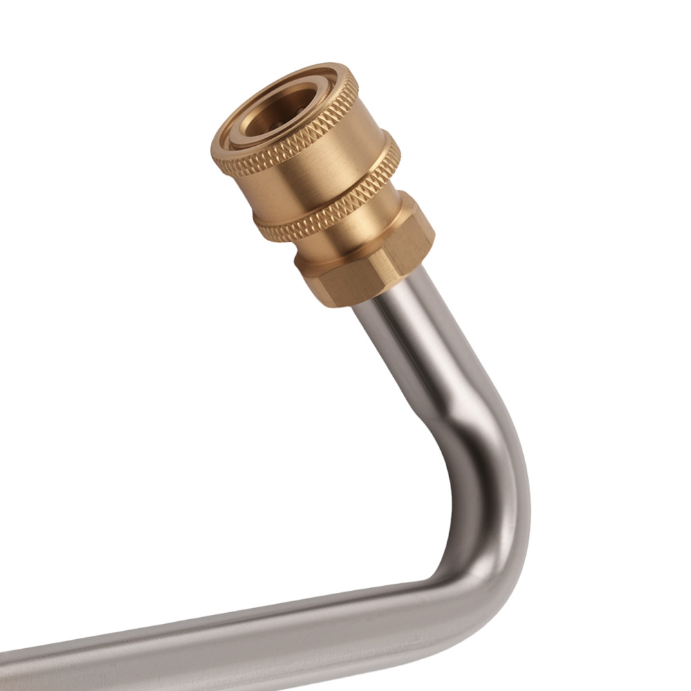 6pcs 15in Pressure Washer Extension Wand Stainless Steel w/ 7 Spray Nozzles