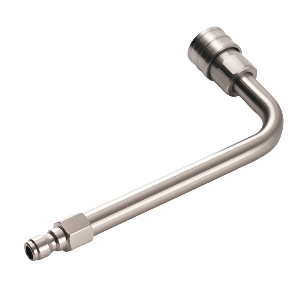 120 Pressure Washer Extension Rod with 3 Curved Wands5 Nozzle Tips