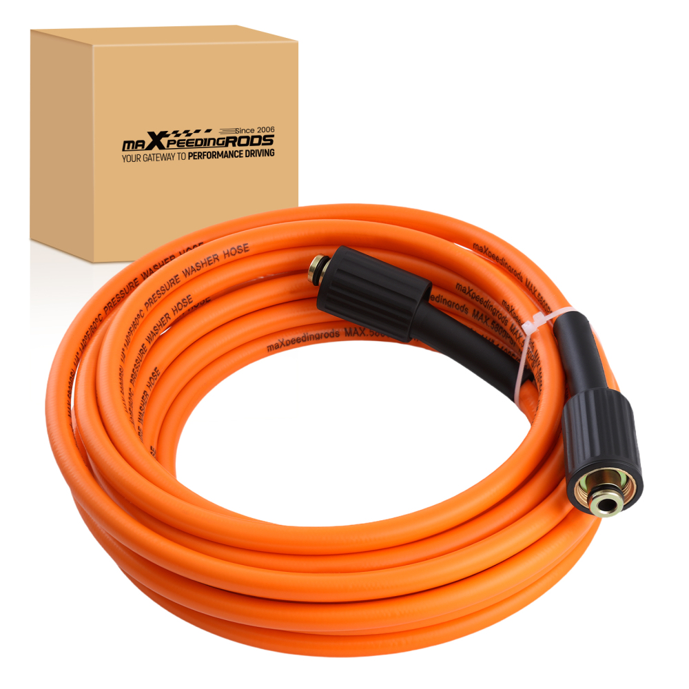25 FT x 1/4 5800 MAX PSI High Pressure Washer Replacement Hose Extension Hose