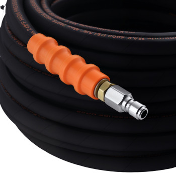 3/8 Pressure Washer Hose 70FT 4800PSI Kink Resistant compatible for Honda Steel Wire Braid