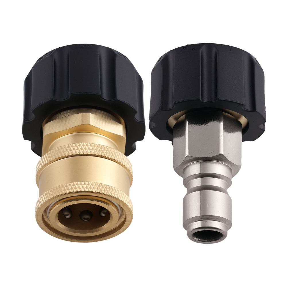 3/8 4800PSI Pressure Washer Hose 75FT with Swivel Quick Connect Max 248°F