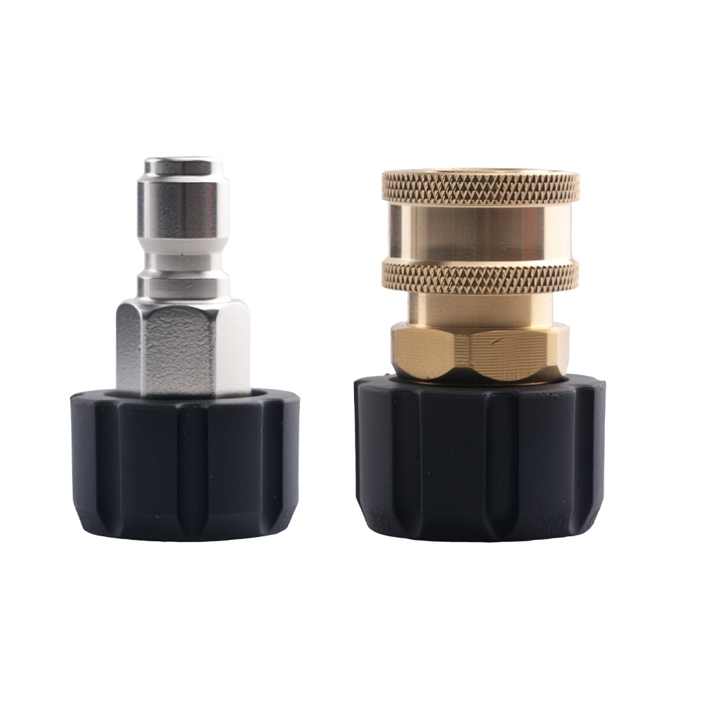 50ft 3/8 Pressure Washer Hose 4200PSI M22 Quick Connect Kink Resistant