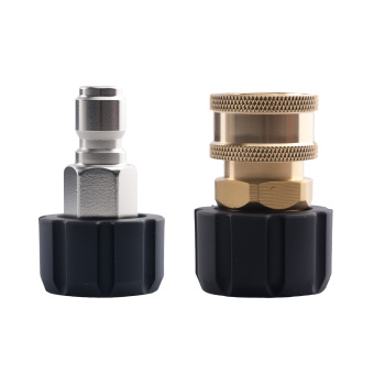 50ft 3/8 Pressure Washer Hose 4200PSI M22 Quick Connect Kink Resistant