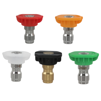 1/4 Inch Pressure Washer Nozzle Tips 4000 PSI 5 Pack Stainless Steel Sprayer Tip