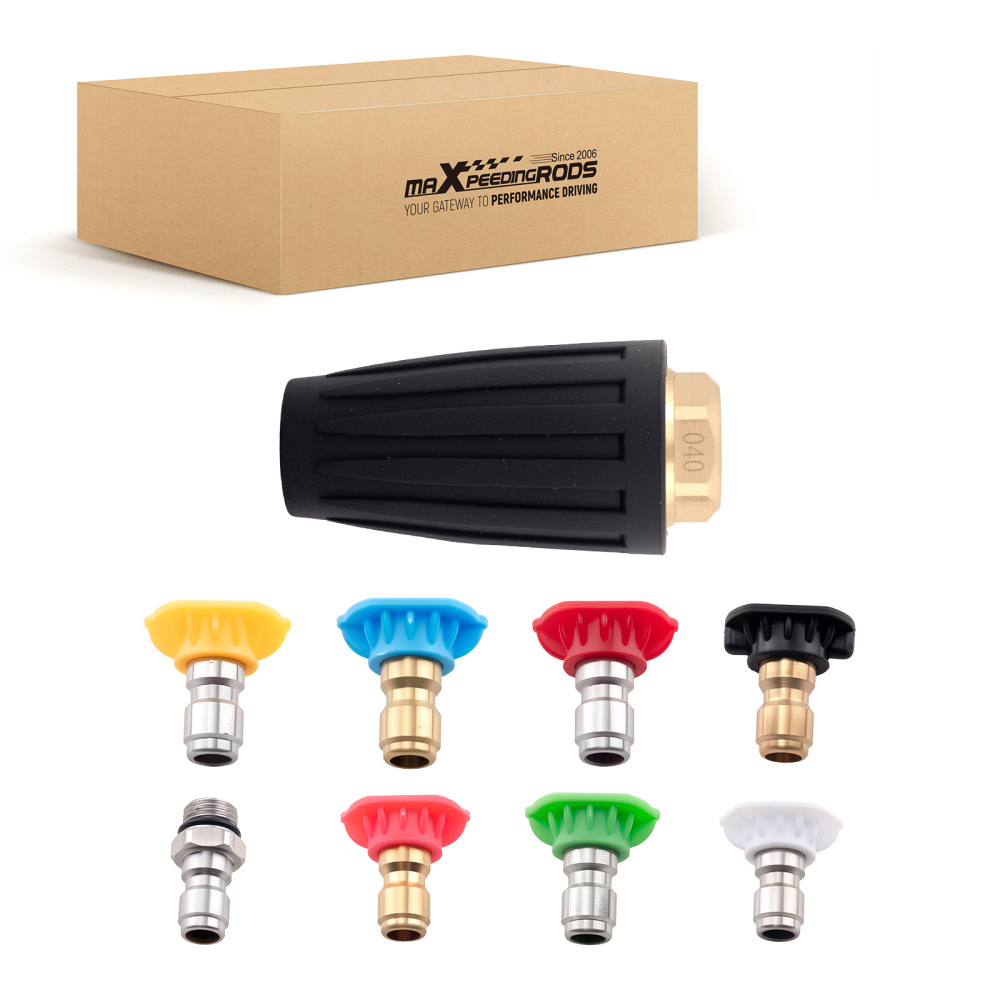 4000PSI Pressure Washer Turbo Nozzle Head Spray Nozzle Tips 1/4 Quick Connect