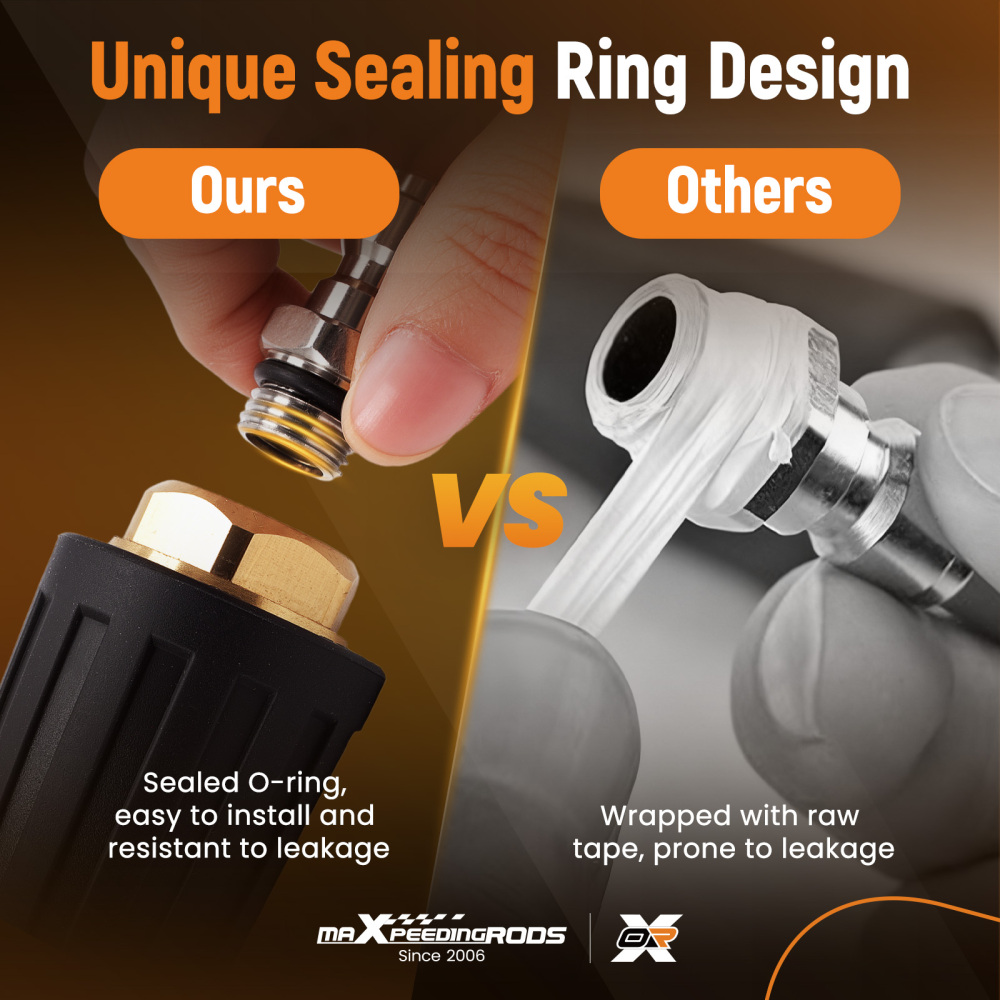 Commercial Turbo Pressure Washer Nozzle 2500PSI 1/4 Quick Connect Ceramic