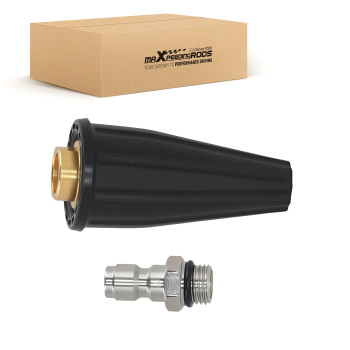 Commercial Turbo Pressure Washer Nozzle 2500PSI 1/4 Quick Connect Ceramic