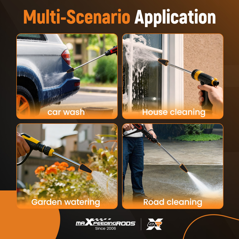 Commercial Turbo Pressure Washer Nozzle 2500PSI 1/4 Quick Connect Ceramic