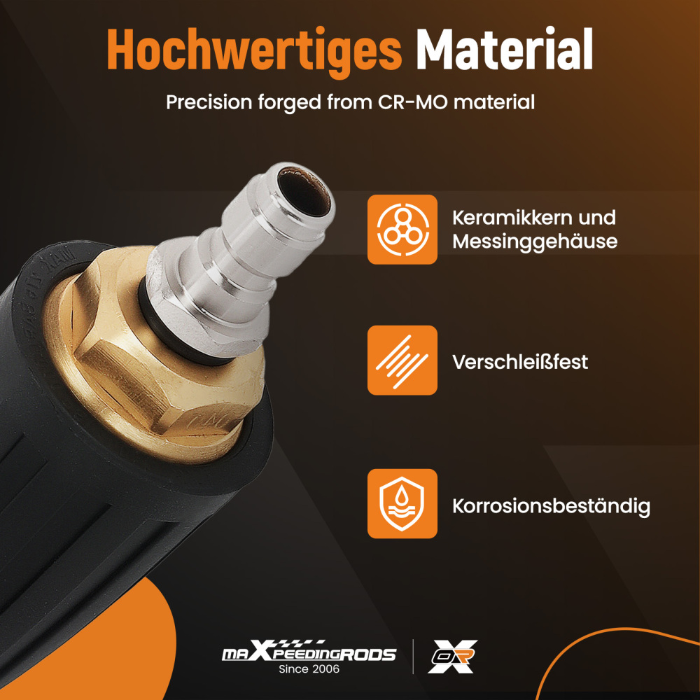 High Pressure Washer Turbo Nozzle Head Max 4000 PSI 1/4 Quick Connect