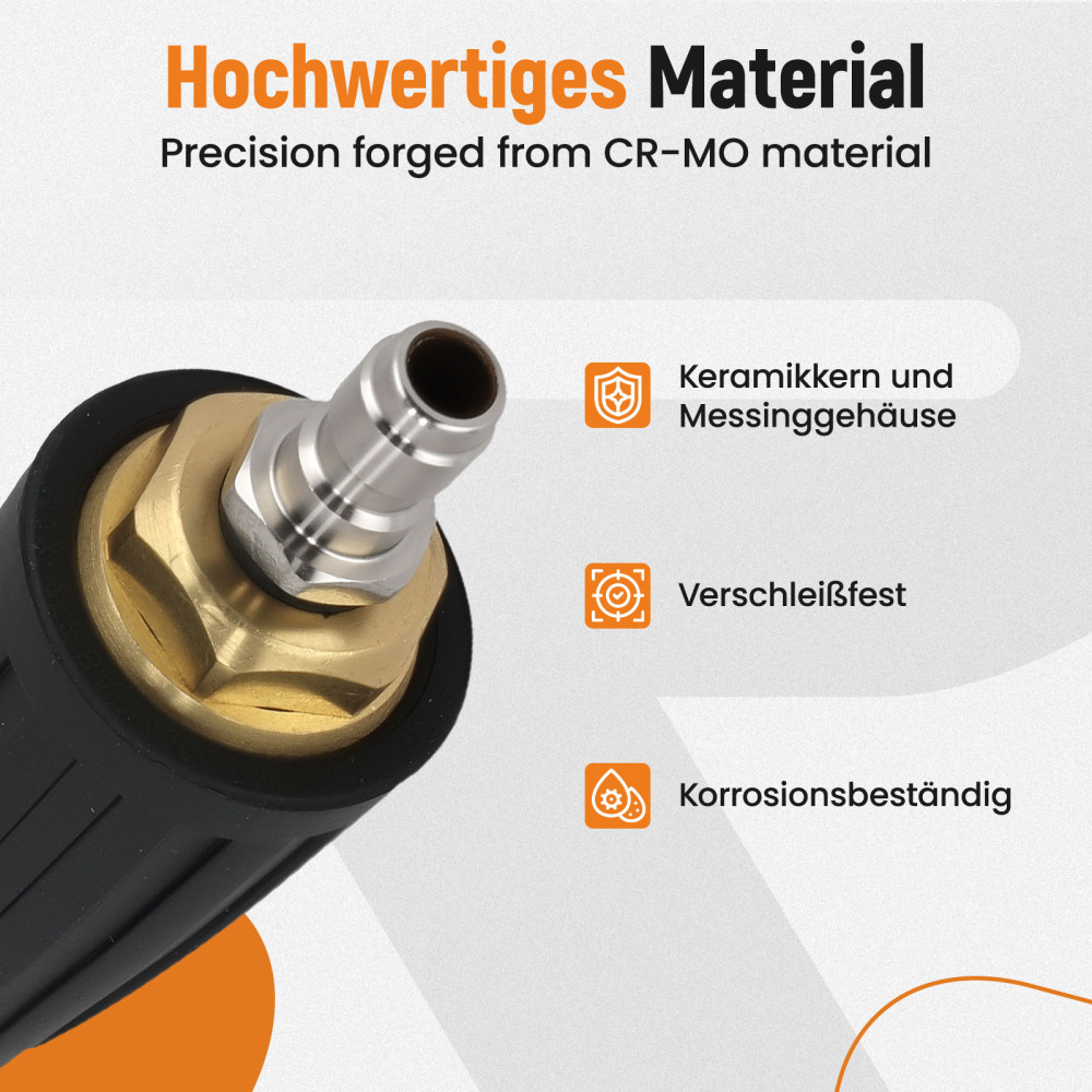 High Pressure Washer Turbo Nozzle Head Max 4000 PSI 1/4 Quick Connect