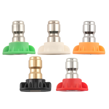 Dual Foam Cannon Wand w/ 5 Pressure Washer Nozzles 4000 PSI 1/4 Stainless Steel