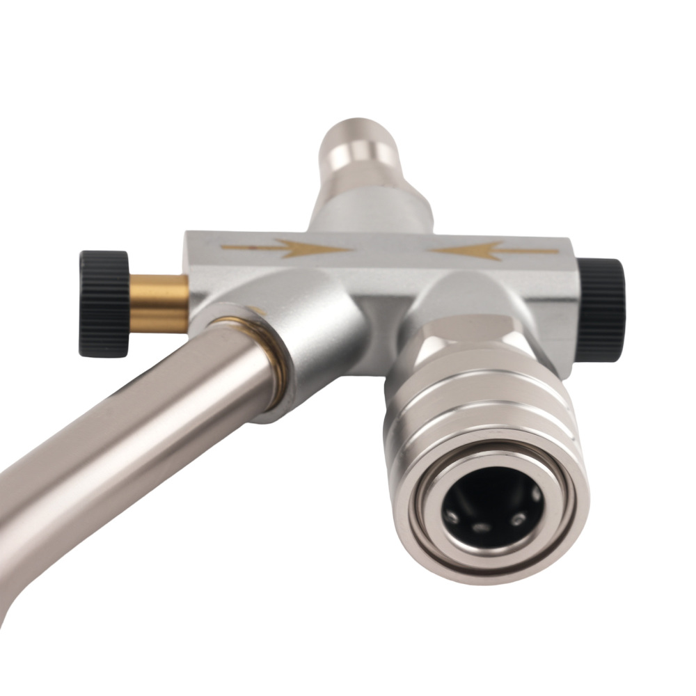 Dual Foam Cannon Wand w/ 5 Pressure Washer Nozzles 4000 PSI 1/4 Stainless Steel