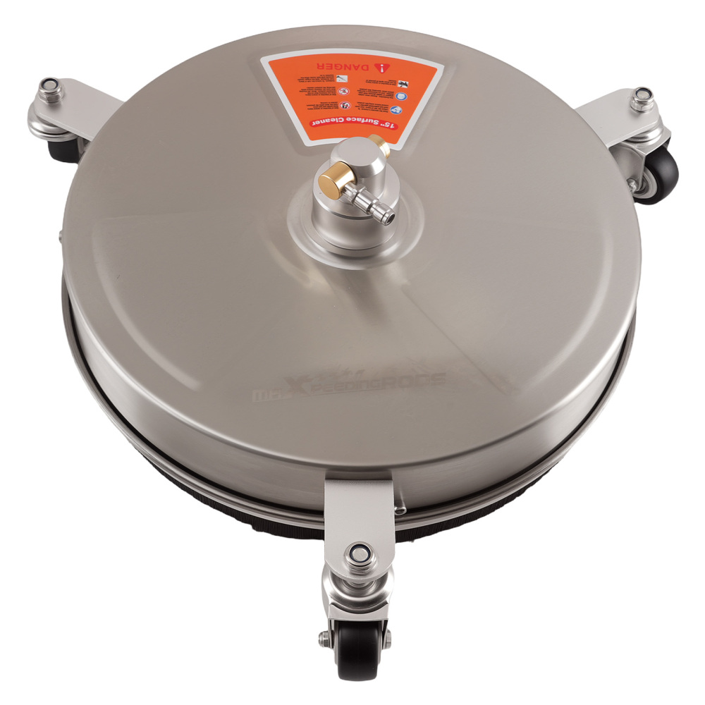 15 4200PSI Pressure Washer Surface Cleaner Stainless Steel With Extension Wands