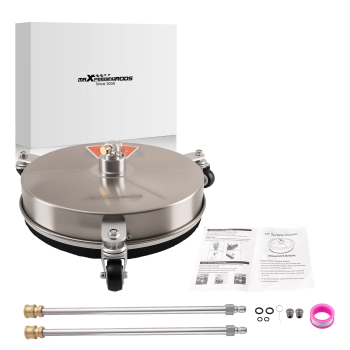 15 4200PSI Pressure Washer Surface Cleaner Stainless Steel With Extension Wands