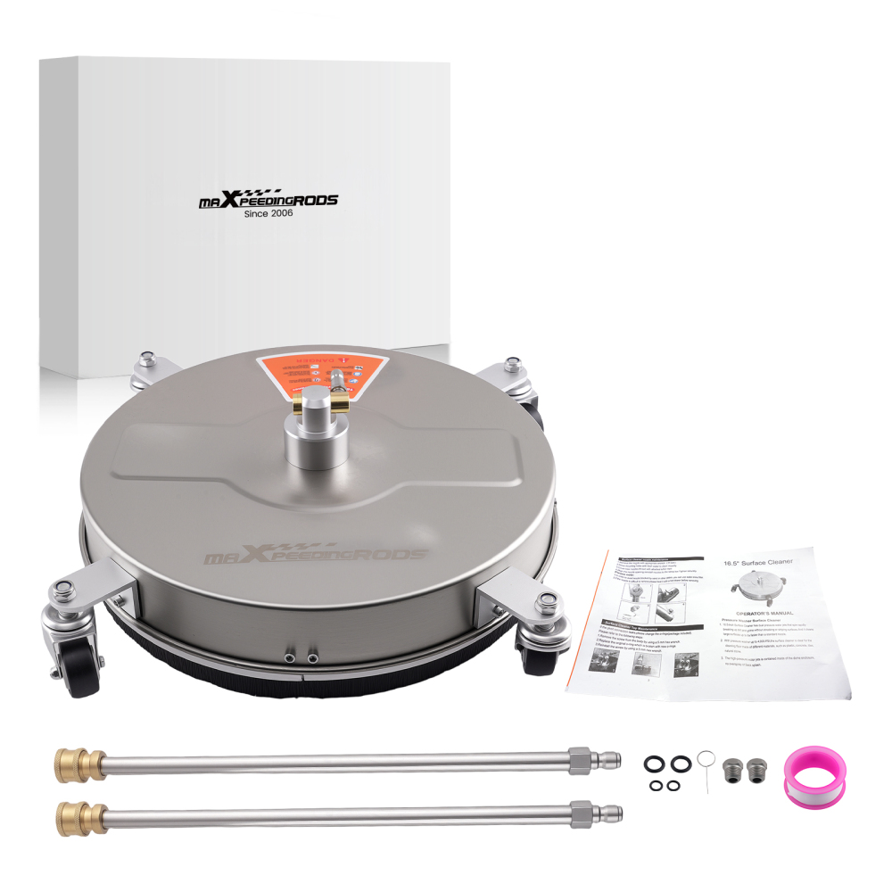 16.5 Pressure Washer Surface Cleaner 4200 PSI with 4 Rubber Wheels