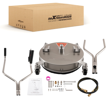 16.5 Pressure Washer Surface Cleaner for Sidewalk 4200PSI Stainless Dual Handle