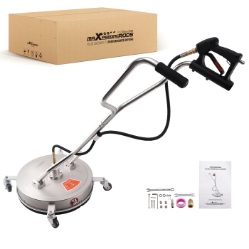 22 Inch Pressure Washer Surface Cleaner 4200PSI for Driveway Patio Steel