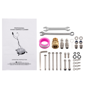 30 inch Pressure Washer Surface Cleaner 6000 PSI 3/8 Quick Connect Plug